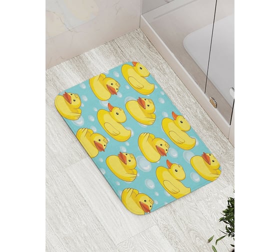 Изображение товара Коврик противоскользящий JoyArty "Мягкие уточки" для ванной, сауны, бассейна, bath_4280