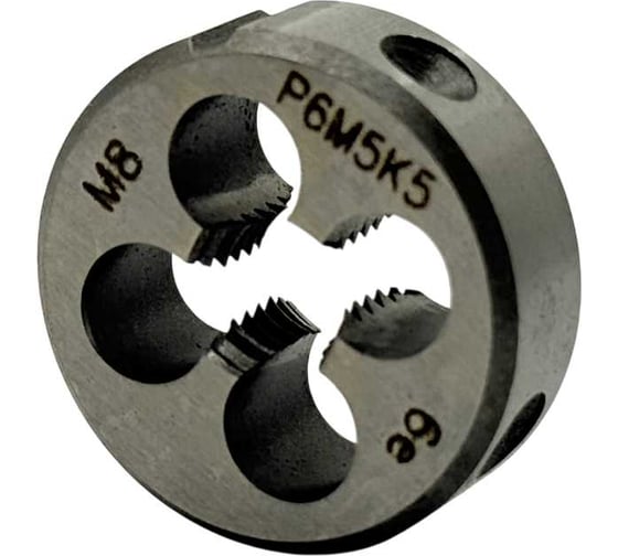 Изображение товара Плашка TORNERI М 8.0x1.25 Р6М5К5 Т023849