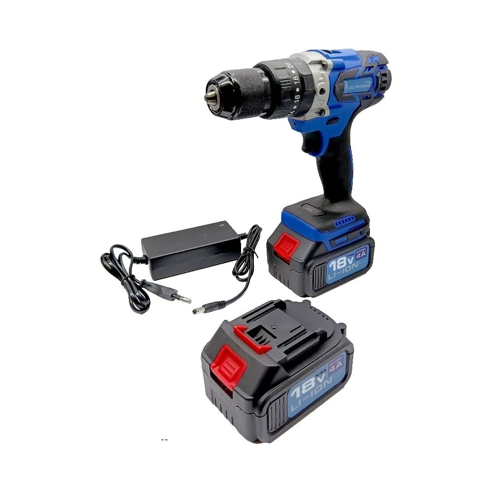 Изображение товара Дрель-шуруповерт аккумуляторная бесщеточная GL Marine (АКБ 2шт) Шд-01