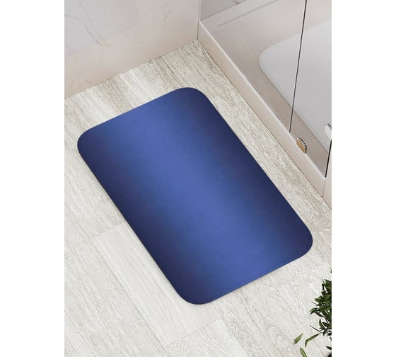 Изображение товара Коврик противоскользящий JoyArty "Синее переливание" для ванной, сауны, бассейна, bath_23573