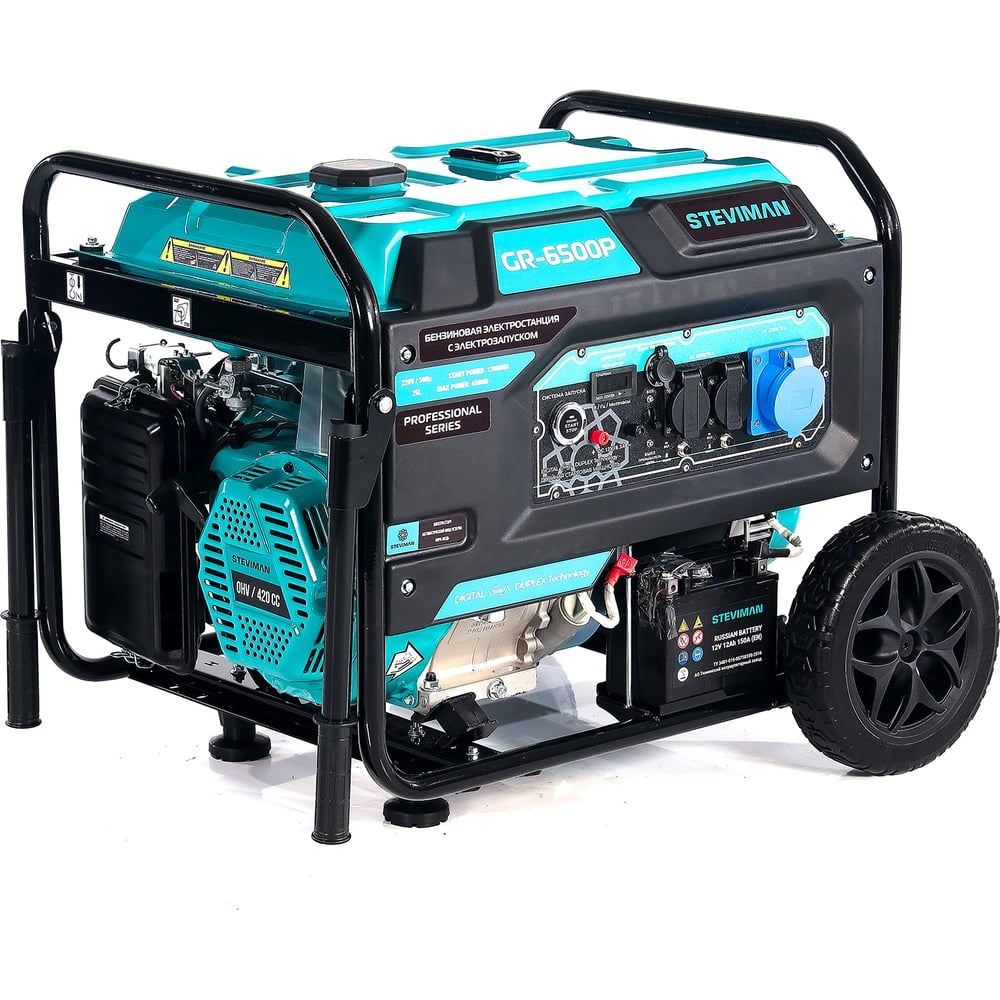 Изображение товара Бензиновый генератор Steviman GR-6500P