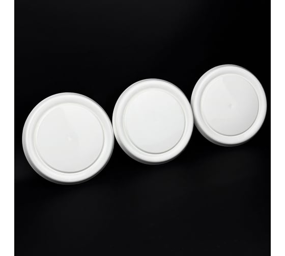 Изображение товара Анемостат вентиляционный KRAFTAIR 200 мм, комплект 3 штуки универсальный диффузор DVA 200 3 шт.