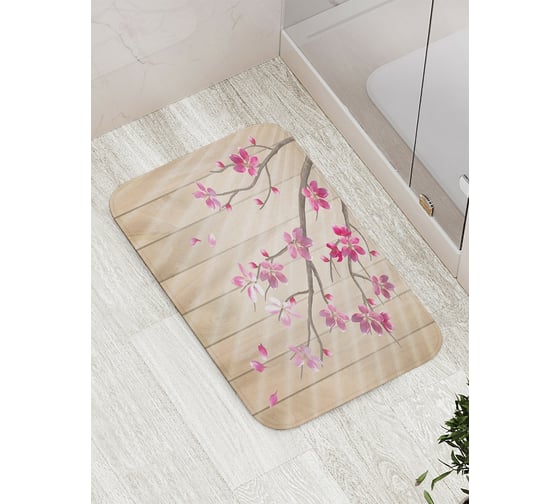 Изображение товара Коврик противоскользящий JoyArty "Живые цветы" для ванной, сауны, бассейна, bath_14305