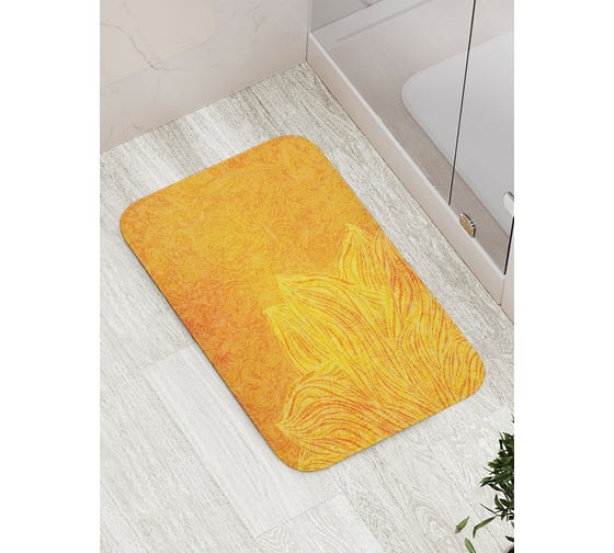 Изображение товара Коврик противоскользящий JoyArty "Яркий цветочный узор" для ванной, сауны, бассейна, bath_16085