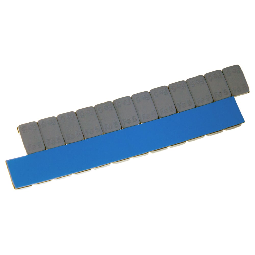 Изображение товара Груз балансировочный Wurth самоклеющийся серый FE 12x5Г, 100 шт