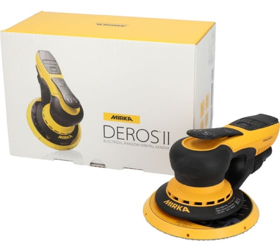 Изображение товара Машинка MIRKA DEROS II 650 вращательно-орбитальная шлифовальная, 150мм, орбита 5мм MID6504044