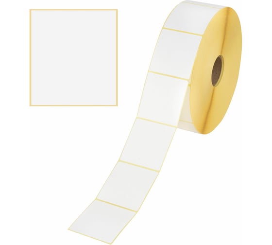 Изображение товара Этикетка ОФИСМАГ ТермоЭко (58x60 мм), 3000 этикеток в ролике, светостойкость до 2 месяцев, 129998