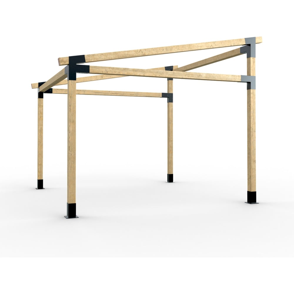 Изображение товара Комплект кронштейнов для бруса АрсеналЪ PERGOLA 3x3М усиленный
