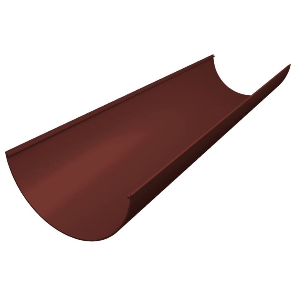 Изображение товара Комплект желобов Grand Line Классика 120 ПВХ шоколад RAL 8017, 1.5м