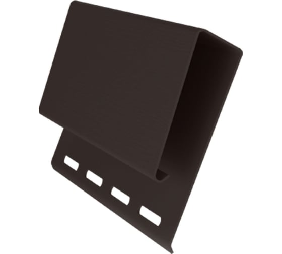 Изображение товара Наличник профиль J широкий Grand Line Standart коричневый, 3.0м 211669