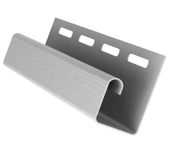 Изображение товара Профиль Grand Line J Standart 1.5м, белый, 10шт 754921