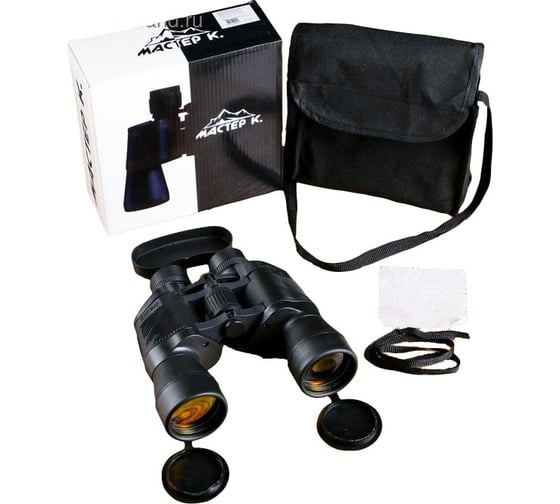 Изображение товара Бинокль Мастер К 7х50, линзы рубин, с выемками на вставках 4295105
