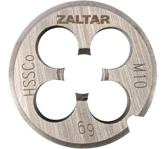 Изображение товара Плашка круглая резьбонарезная ZALTAR HSS-E, DIN 223, M10x1.5 ZA-03806