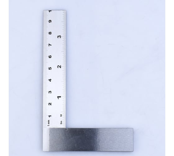 Изображение товара Угольник слесарный GOLDRATIO с подошвой, 100мм М00023934