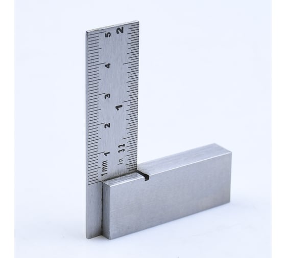 Изображение товара Угольник слесарный GOLDRATIO с подошвой, 50мм М00023933