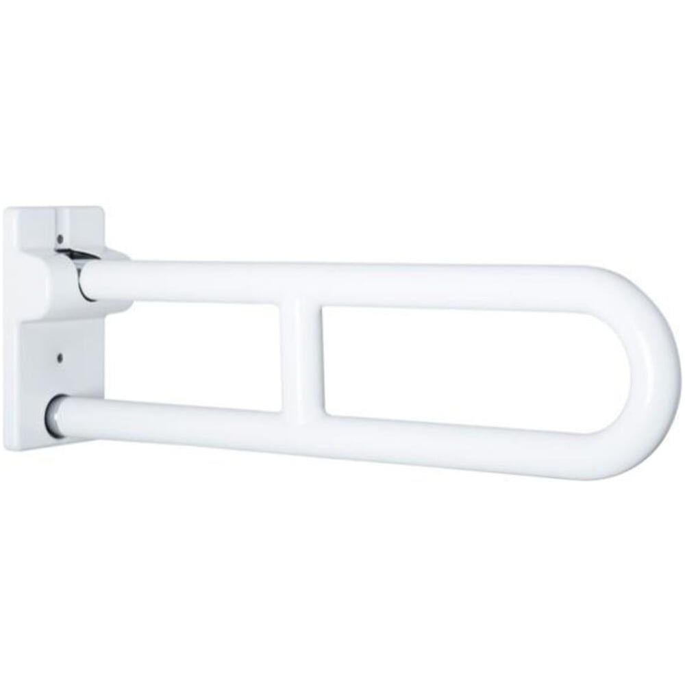 Изображение товара Поручень полукруглый для людей с огр. Возможностями 800 мм Белый с нейлоновым покрытием Nofer 15051.80.NBA