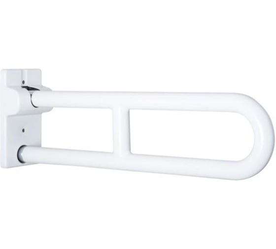 Изображение товара Поручень полукруглый для людей с огр. Возможностями 600 мм Белый с нейлоновым покрытием Nofer 15051.60.NBA