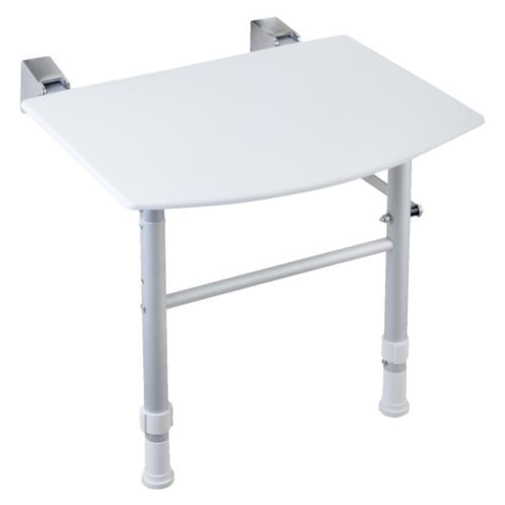 Изображение товара Сиденье для душа с антибактериальным покрытием белое Nofer 15042.PIE.N