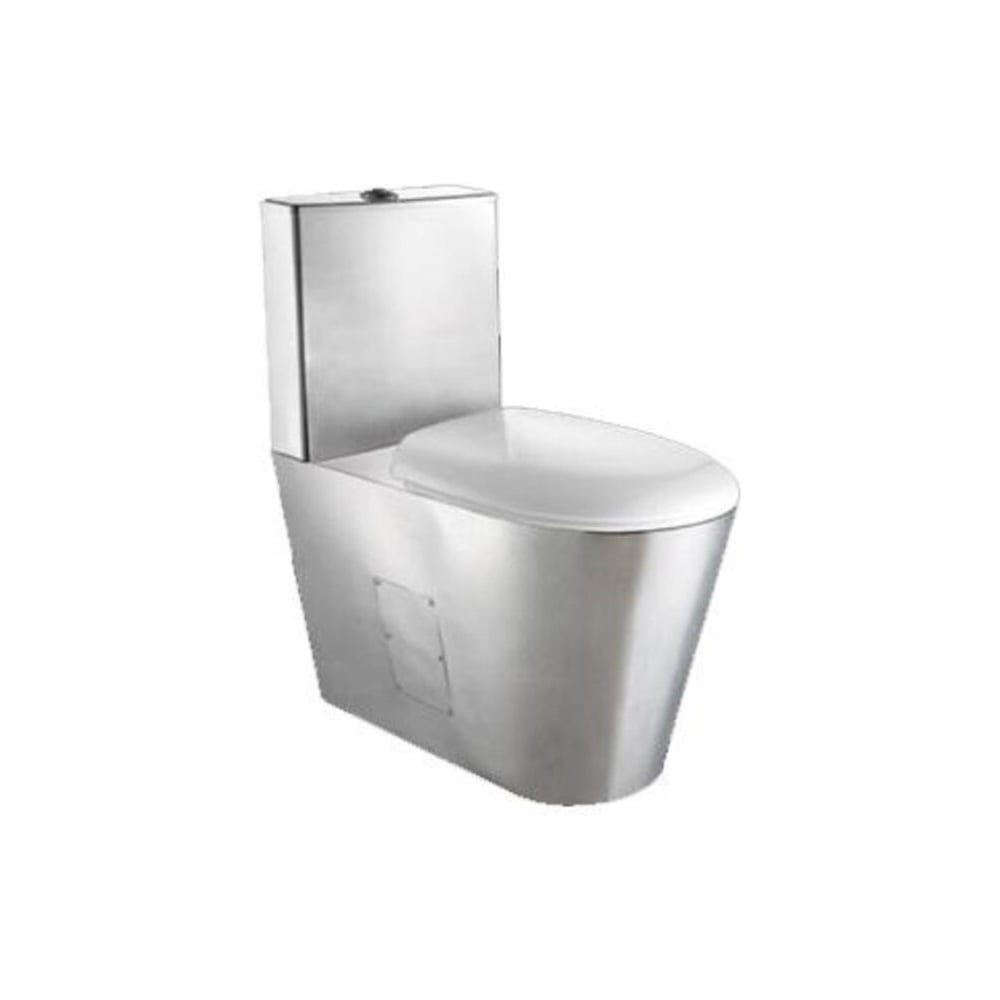 Изображение товара Унитаз Nofer 13016.S из нержавейки с классическим дизайном