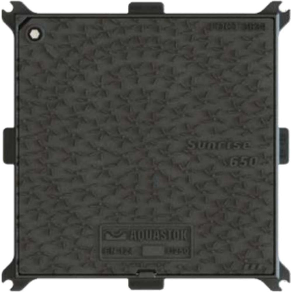 Изображение товара Чугунный квадратный люк Sunrise 650 С250 Aquastok для систем водоотведения