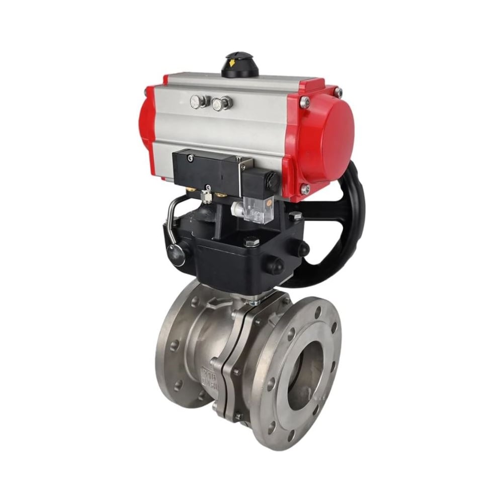 Изображение товара Кран шаровой DN.ru 316-316 PTFE ISO Ду250 Ру16 с электроприводом 220В профессиональный