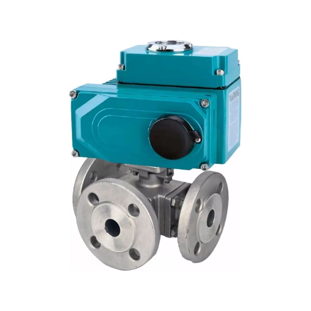 Изображение товара Кран шаровой DN.ru 316-316-PTFE Ду20 Ру16 электропривод автоматизация