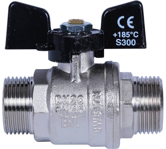 Изображение товара Кран шаровой (ручка-бабочка) BUGATTI 03270032 Oregon нар-нар резьба 1 RG008TC8M2QJLK