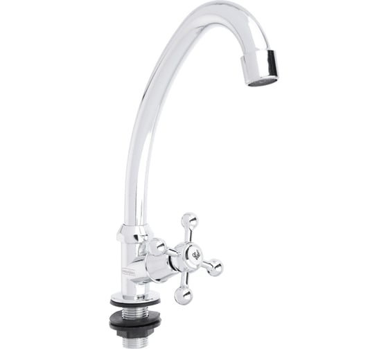 Изображение товара Кран для холодной воды СоюзКран керамическая кран-букса 1/2, хром, цинк SK06-T308 567-048