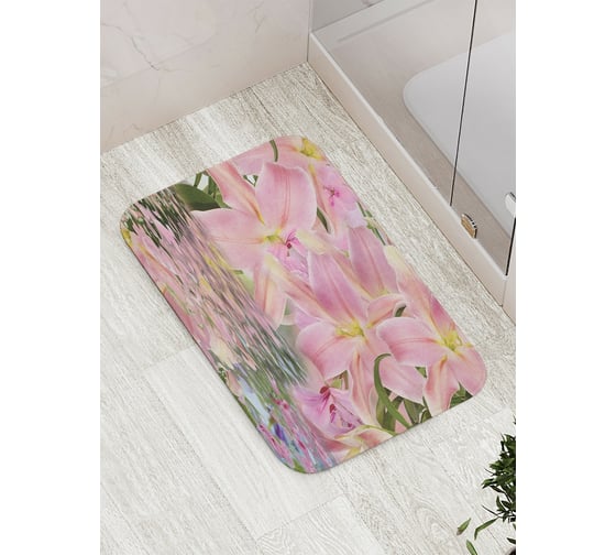 Изображение товара Коврик противоскользящий JoyArty "Водное отражение" для ванной, сауны, бассейна, bath_2643