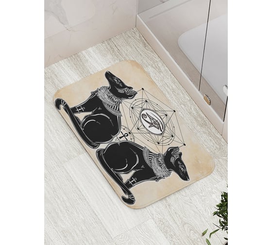 Изображение товара Коврик противоскользящий JoyArty "Кошки императора" для ванной, сауны, бассейна, bath_19358