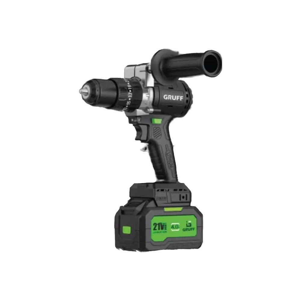 Изображение товара Аккумуляторный шуруповерт GRUFF GF-133 с двумя аккумуляторами