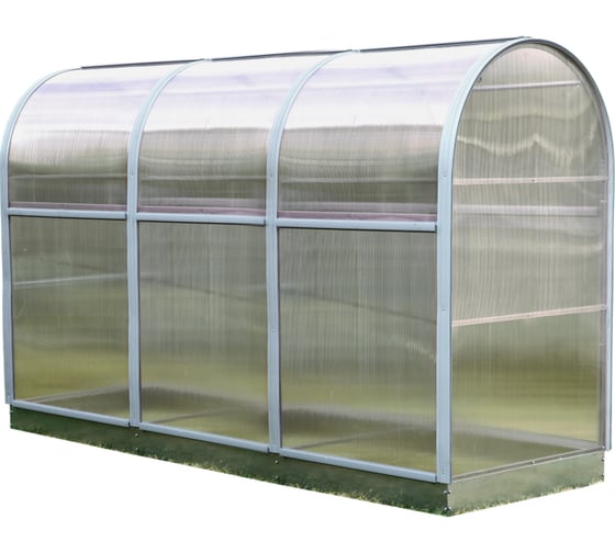 Изображение товара Парник ТМК Удача плюс 1м х 3 м х 1,94 м (высота) с грядкой, поликарбонат 3,7 мм TMK 111-232