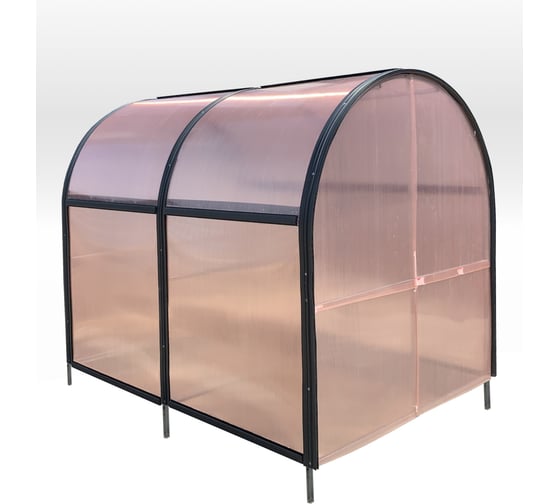 Изображение товара Парник ТМК Удача плюс 1,5м х 2 м х 1,8 м (высота) поликарбонат НАНО 4 мм, без грядки TMK 117-692