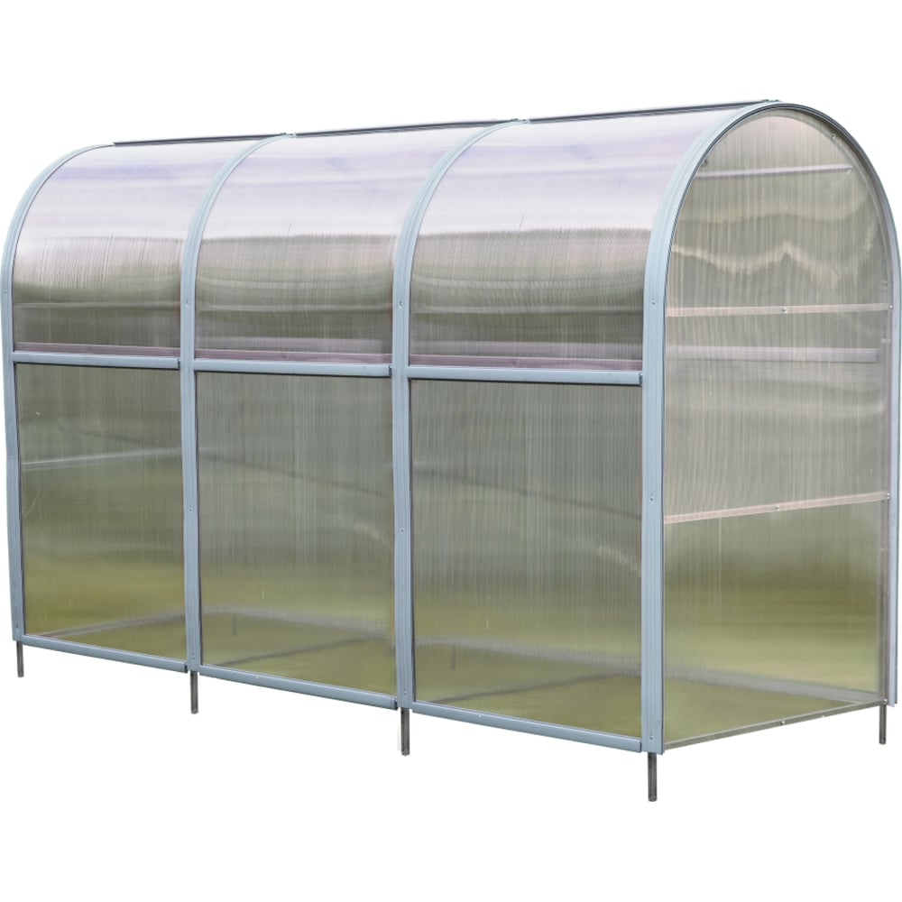 Изображение товара Парник ТМК Удача плюс 1м х 3 м х 1,94 м из поликарбоната, оцинкованная сталь