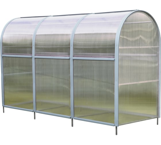 Изображение товара Парник ТМК Удача плюс 1м х 3 м х 1,94 м (высота) поликарбонат 3,7 мм, без грядки TMK 111-249