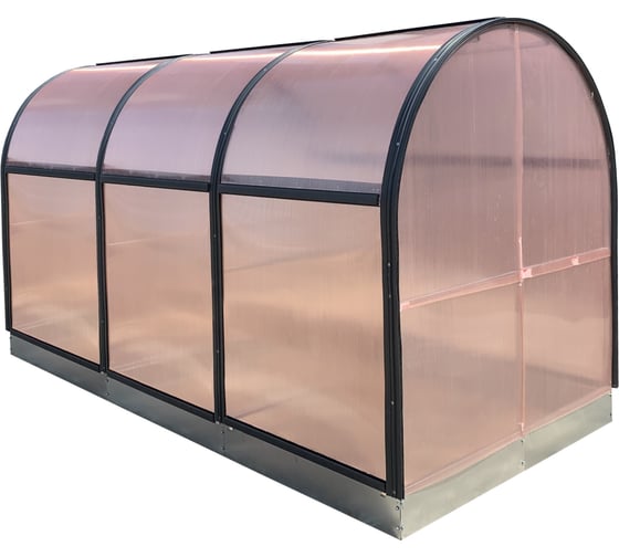 Изображение товара Парник ТМК Удача плюс 1,5м х 3 м х 1,8 м (высота) с грядкой, поликарбонат НАНО 4 мм TMK 117-722