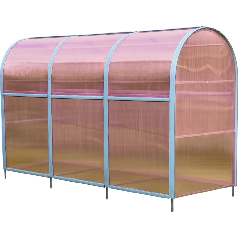 Изображение товара Парник ТМК Удача плюс 1м х 3м х 1,94м поликарбонат НАНО 4 мм без грядки