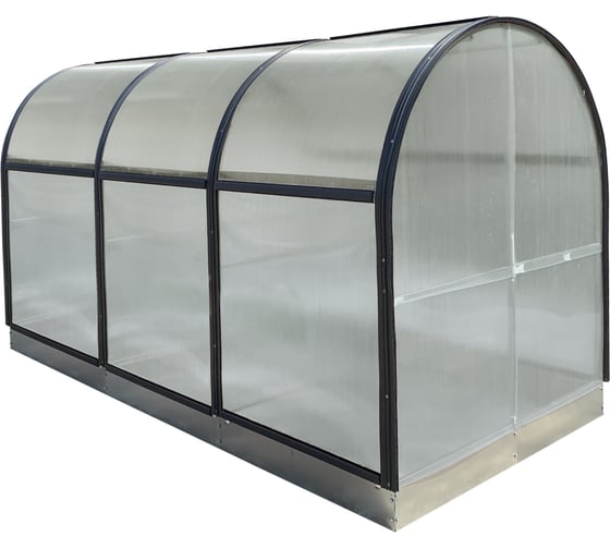 Изображение товара Парник ТМК Удача плюс 1,5м х 3 м х 1,8 м (высота) с грядкой, поликарбонат 3,7 мм TMK 117-708