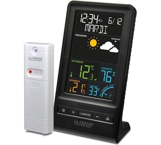 Изображение товара Погодная станция с наружным датчиком La Crosse Technology WS6819C, цветной дисплей WS6819C-BLA