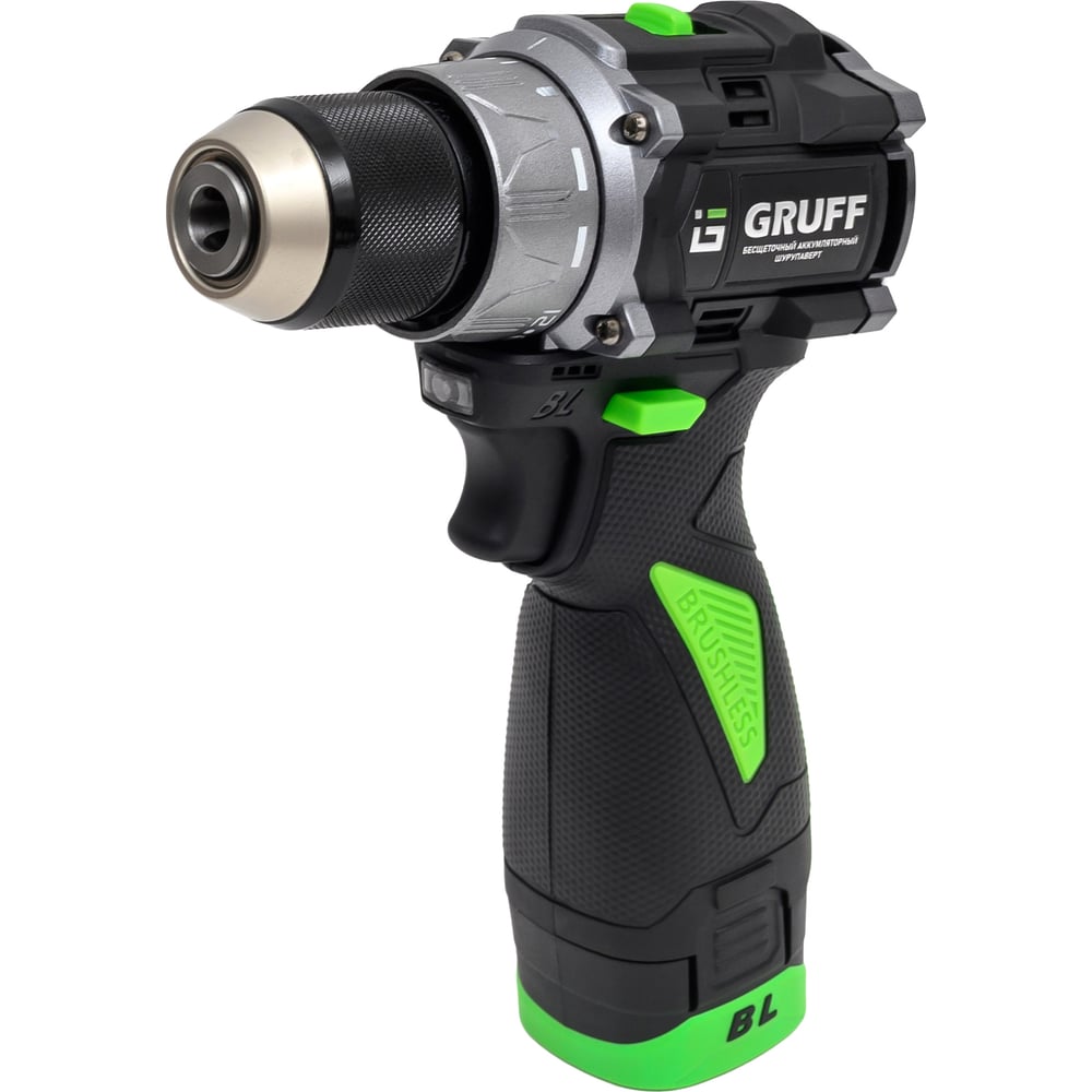 Изображение товара Аккумуляторный шуруповерт GRUFF GF-18 с двумя аккумуляторами