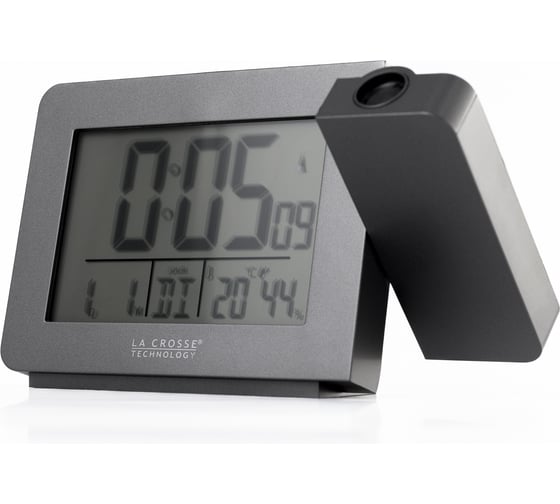 Изображение товара Проекционные часы настольные La Crosse Technology серые WT522