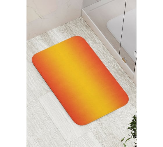 Изображение товара Коврик противоскользящий JoyArty "Оранжевое переливание" для ванной, сауны, бассейна, bath_23571