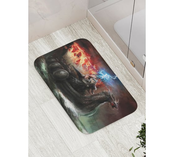Изображение товара Коврик противоскользящий JoyArty "Драккар викингов" для ванной, сауны, бассейна, bath_19142