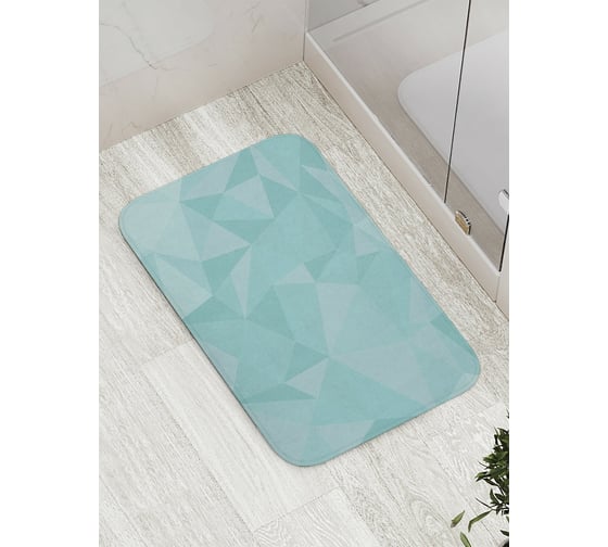 Изображение товара Коврик противоскользящий JoyArty "Грани абстракции" для ванной, сауны, бассейна, bath_33398