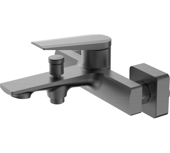 Изображение товара Смеситель для ванны, латунь, керамический картридж, с душевым набором, оружейная сталь OLIVE'S VIAR 28201VRGM