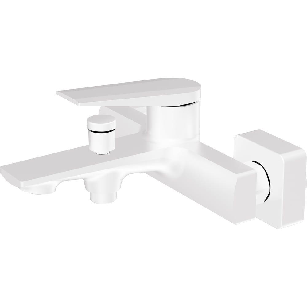 Изображение товара Смеситель для ванны, латунь, керамический картридж, с душевым набором, белый OLIVE'S VIAR 28201VRW