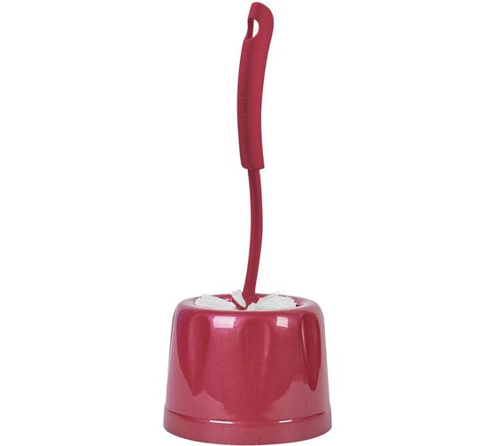 Изображение товара Ершик для унитаза Rock'n'Roll, с подставкой, пластик, бордо Spin&Clean 247345