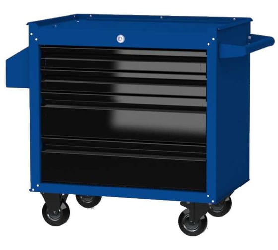 Изображение товара Инструментальная тележка ILIKPRO Вертикаль Смарт сине-чёрная SIS-22.744.678.000.5010-9005