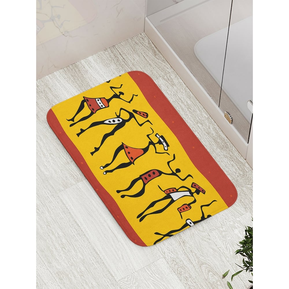 Изображение товара Коврик противоскользящий JoyArty "Африканское веселье" для ванной