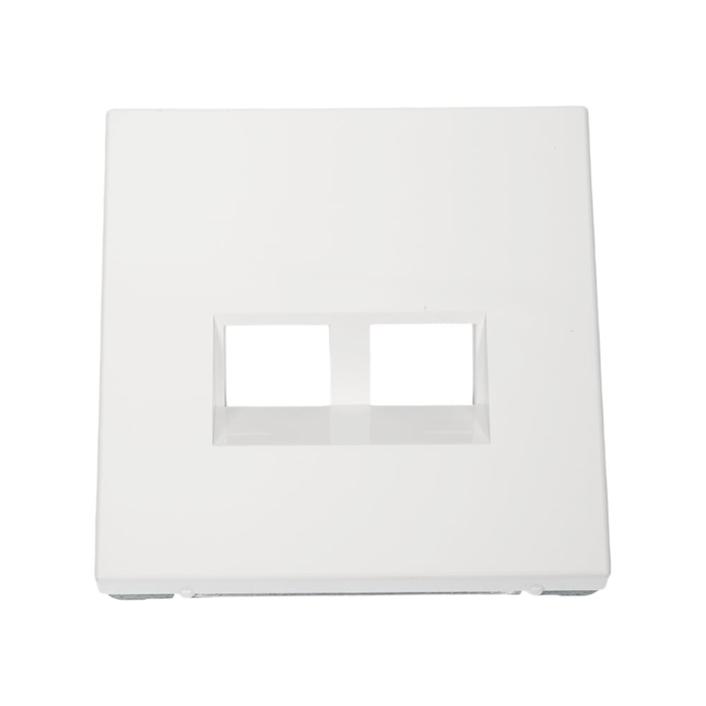 Изображение товара Накладка двойная Systeme Electric ARTGALLERY для информационных функций типа Keystone, БЕЛЫЙ GAL000190